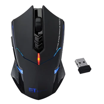 Profesjonalna bezprzewodowa mysz 2000DPI regulowana 7 przycisków przewijania koło 2.4 G USB 2.0 mysz do gier na komputer PC stacjonarny, laptop