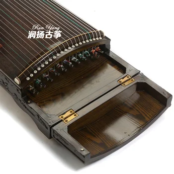 Profesjonalny Guzheng New Nanmu Master Handmade Phoebe 9 Dragon Solid Wood Playing Guzheng Chinese 21 Strings Cytry
