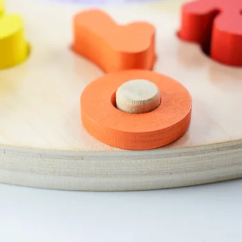 Przedszkole Montessori Dziecko Zabawki Wczesna Edukacja Podręczniki Matematyczne Zabawki Zegar Cyfrowy Drewniana Zabawka Wykres Geometryczny Kształt Zgodności