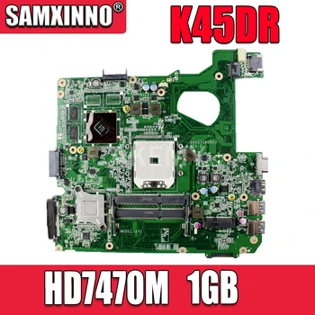 Płyta główna K45DR HD7470M 1GB Asus A45D A45DR K45D płyta główna laptopa K45DR druku płyty głównej K45DR test płyty głównej w ok