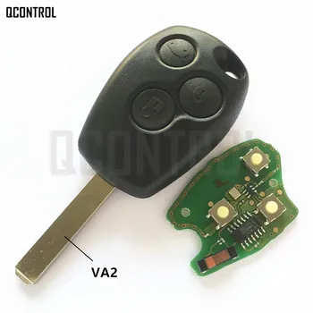 QCONTROL Car Remote Key pasuje do Renault Clio Scenic Kangoo Megane 433MHz z chipem PCF7946 / PCF7947