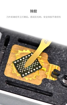 Qianli 011 IC CPU glue Remover nóż pasta lutownicza czyszczenie skrobanie łom nóż do naprawy płyty głównej BGA