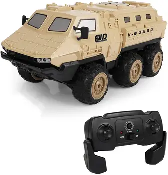 RC Army Toy Car 6WD 1/16 Scale Remote Control wojskowy pancerny samochód terenowy off-road czołg dla dorosłych dzieci chłopców