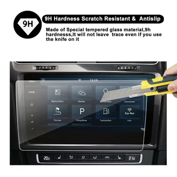 RUIYA Screen Protector For Golf 7 9.2 Inch 2018 Car GPS Navigation Touch Display Screen Auto Interior Stickers akcesoria