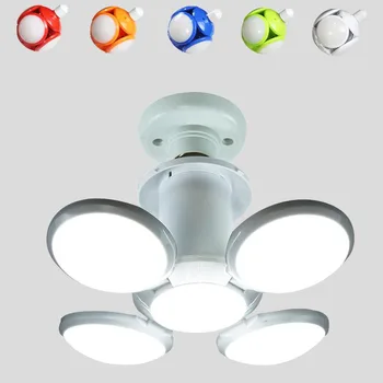 Regulowany odkształcalne piłki nożnej światło LED UFO Ball lampa E27 sufitowy bar lampa do sypialni, gabinetu, salonu wystrój domu 5 kolorów