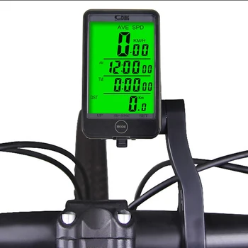 Rowerowy komputer bezprzewodowy i przewodowy MTB rower jazda na rowerze stoper licznik prędkościomierz zegary LED cyfrowy tempo