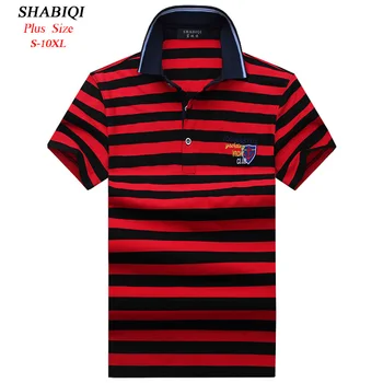 SHABIQI Brand Classic Men shirt Men Polo Shirt Men Short Sleeve Polos T Shirt Designer Polo Shirt Plus Size 6XL 7XL 8XL 9XL 10XL