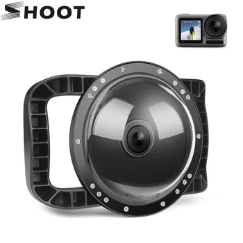 SHOOT for DJI Osmo Action Camera 6 Dual Handheld Diving Dome Port Underwater Case pokrywa obudowy z wyzwalaczem dla akcesoriów DJI