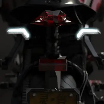SPIRIT BEAST motocyklowe flary układ kierowniczy akcesoria do motocykli led kierunkowskaz światła dzienne jasność стреловидная lampa