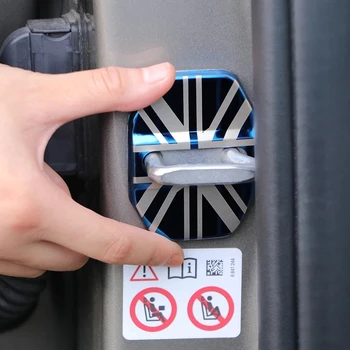 Samochodowa osłona zamka drzwiowego ze stali nierdzewnej do MINI ONE COOPER S F54 F55 F56 F57 F60 akcesoria samochodowe wykończenie wnętrz