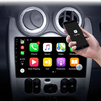 Samochodowy odtwarzacz DVD dla Renault Logan Duster (2009-2012) radio samochodowe multimedialny Odtwarzacz wideo Nawigacja GPS Android 10.0 Double Din