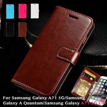 Samsung Samsung Galaxy A71 5G A71 5G UW silikonowe etui portfel etui na Samsung Galaxy A Quantum Business Case