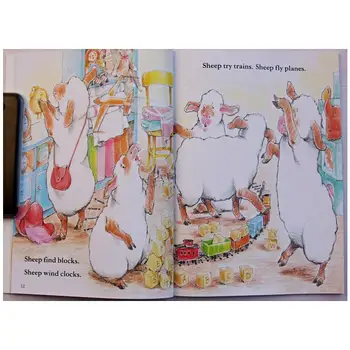 Sheep in a Shop By Nancy E. Shaw Educational English Picture Book Learning Card Story Book For Baby Kids prezenty dla dzieci