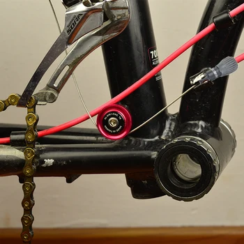 Składany rower koło przełącznika biegów roweru os przesunięcie linki prowadnicy drutu koła roweru narzędzie