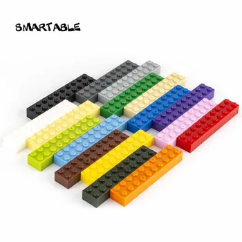 Smartable Brick 2X10 Building Blocks Brick MOC Parts DIY Toys For Children Creative Educational Compatible 3006/92538 18 szt./lot