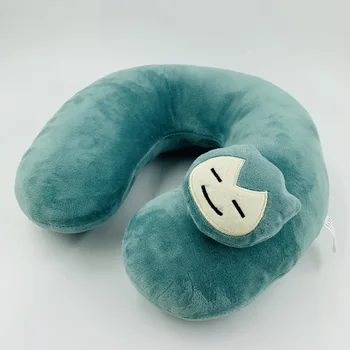Snorlax U szyi poduszkę biuro podróży siesta pluszowe poduszki śliczne pluszowe zabawki prezenty