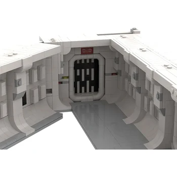 Space Star Wars Tantive IV główny korytarz chłodzony bramą drzwiach MOC klocki cegły zabawki dla dzieci, prezenty dla dzieci