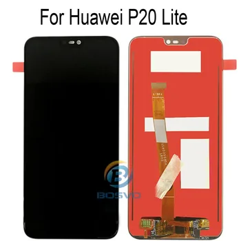 Sprzedaż hurtowa 10 szt./lot Huawei P20 lite wyświetlacz LCD Nova 3e z ekranem dotykowym z ramką w komplecie