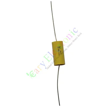 Sprzedaż hurtowa i detaliczna 10szt żółty długi ołowiany połączenie poliestrowe kondensatora 0.68 UF 630В fr wzmacniacze audio darmowa wysyłka