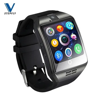 Stepfly Bluetooth Smart Watch Q18 z aparatem Facebook, Whatsapp, Twitter Sync SMS Smartwatch wsparcie SIM karty TF do IOS Android