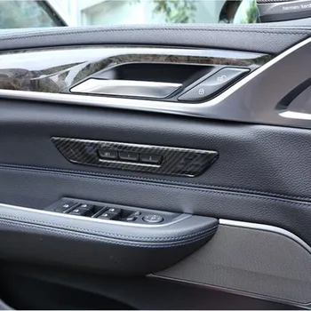 Stylizacja samochodu przyciski pamięci drzwiowego siedzenia Ozdobne ramki pokrywa wykończenie dla BMW serii 5 G30 G38 2018 2019 akcesoria wnętrz