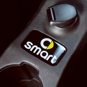 Stylizacja samochodu zapalniczka naklejka pudełko do przechowywania uchwyt naklejka naklejki wnętrze Wystrój dla Smart 453 fortwo forfour akcesoria
