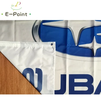 Subaru Car Racing Flag White 60*90cm rozmiar 90*150cm świąteczne dekoracje do domu i ogrodu