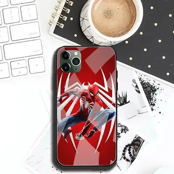 Super hero Spiders man etui do telefonu, hartowane szkło iPhone 12 pro max mini 11 Pro XR XS MAX 8 X 7 6S 6 Plus SE 2020 case