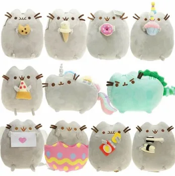 Sushi kot pluszowe zabawki pączki kot Kawaii ciasteczka lody Tęcza tort styl miękkie miękkie miękkie zabawki zwierząt dla dzieci dla dzieci prezent