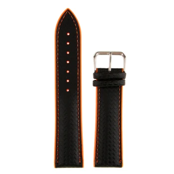 Szerokość 18 mm, silikonowy pasek do zegarków męski gumowy pasek na nadgarstek nurek sportowy wodoodporny