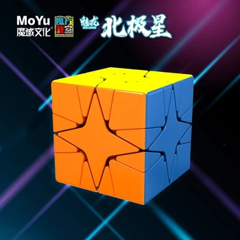 Szybka wysyłka MoYu magic cube MeiLong 3x3 cube skew polaris North polestar puzzle magic cube zabawki edukacyjne dla dzieci chłopców