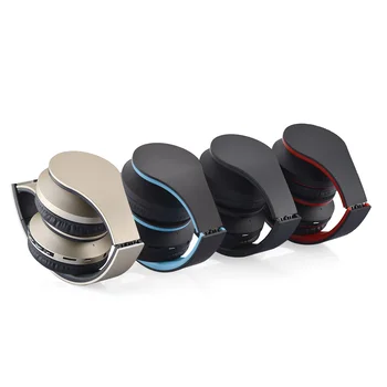 Słuchawki bezprzewodowe Kuwfi Bluetooth 4.1 słuchawki składane słuchawki do PC telefon Mp3 wsparcie dla odtwarzania muzyki TF/SD