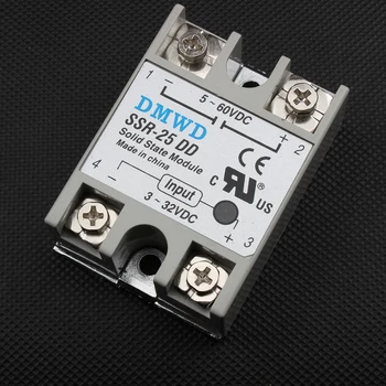 TOP BRAND DMWD solid state relay SSR-25DD 25A faktycznie 3-32 DC TO 5-60 DC SSR 25DD solid state relay