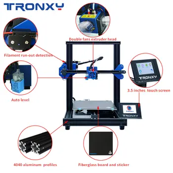 TRONXY XY-2 ProTitan Ultra Silent Motherboard Titan Extruder drukarka 3D szybki montaż z funkcją drukowania cv
