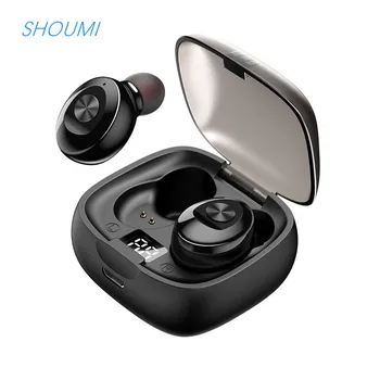 TWS bezprzewodowe słuchawki stereo słuchawki sportowe, słuchawki Power Digital Display One-key Control Bluetooth 5.0 z mikrofonem dla Xiaomi
