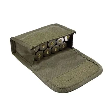 Tactical 10 Round Sgun Sshell Reload Holder Molle Pouch For 12 Gauge/20G Magazine Pouch Ammo Round Cartridge Holder Outdoor