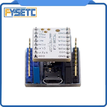 Tester 1PC TMC2208 z pojemnikami załadowczymi do układania nagłówkami do testowania lub migania ustawień trybów pracy TMC2208 na USB konsekwentnym zasilaczu
