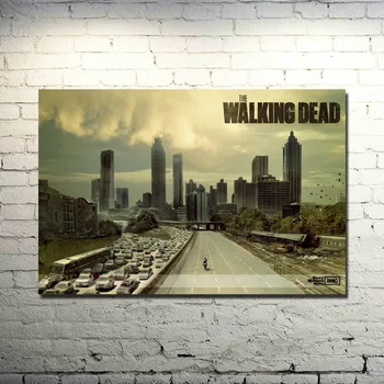 The Walking Dead Season 6 Hot TV Series Art Silk Fabric Poster Print 13x20 20x30 Inch Pictures For Room Decor 034