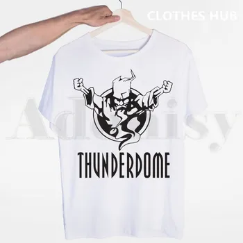 Thunderdome Breaking Hardcore Gabber Tshirts moda męska letnie koszulki t-shirt top trójniki meble ubrania Harajuku Funny