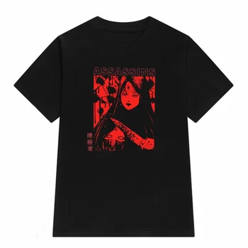 Tomie Kawakami Assassins Horror Manga Gothic T-Shirt Women ' s Harajuku Style Japanese Anime Tshirt damski ładny letni top