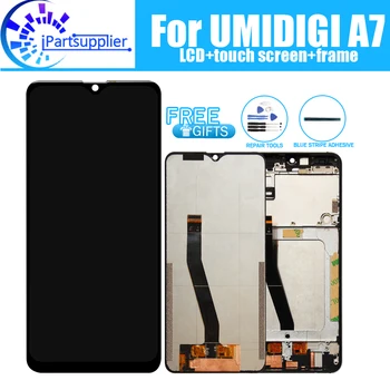 UMIDIGI A7 wyświetlacz LCD+ekran dotykowy digitizer +ramka w komplecie oryginalny nowy wyświetlacz LCD+dotyk digitizer do UMIDIGI A7+narzędzia