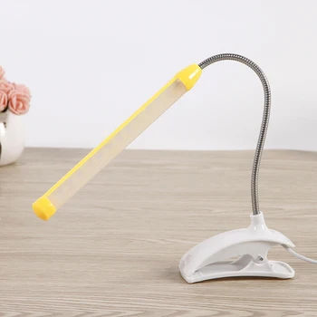 USB Led lampa z klipsem elastyczna lampa stołowa dla прикроватного czytania książek, nauki, pracy biurowej dzieci nocna