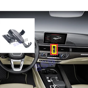 Uchwyt samochodowy telefon komórkowy, mobilny stojak ładowarka bezprzewodowa Qi bez uszkodzeń uchwyt do przechowywania Audi RS4 A4 B8 8K 2008~2016
