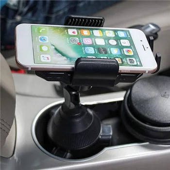 Uniwersalny uchwyt samochodowy kubek 360 stopni obrotowy GPS, telefon komórkowy, uchwyt uchwyt samochodowy akcesoria 3-6 cali ekran podstawka do telefonu