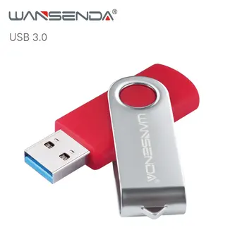 WANSENDA usb 3.0, USB Flash Drive obrót Pen Drive 4GB 8GB 16GB 32GB 64GB, 128GB Pendrive 256GB cle USB Stick, Memory Stick 3.0