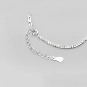 WANTME luxury Pave Cyrkon kubańska łańcuch bransoletka i bransoletka dla kobiet prawdziwe srebro 925 eleganckie ślubne biżuteria akcesoria