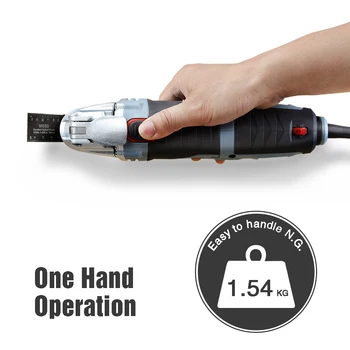 WORKPRO 250w elektryczny wielofunkcyjny oscylujące narzędzie zmienna prędkość moc narzędzia ręczne z przodu elektryczny nóż
