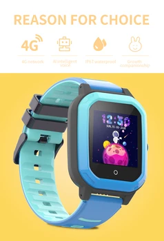 Wonlex KT20 Smart-Watch(Rosja-pochodzi)Baby SOS Anti-Lost Tracker Kids Smartwatches 4G Video Call Wifi pozycjonowanie aparatu w telefonie