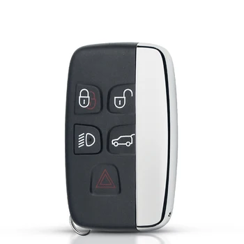 Wymiana Dandkey Remote Key Shell dla Land Rover Range Rover Sport, Discovery 4 Evogue LR4 2010-15 Car Case Key Fob 5 przycisków