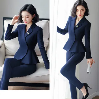 Wysokiej jakości biznesowej strój biuro wywiadu odzież 2020 nowy codzienny elegancki damska spódnica garnitury moda spódnica spodnie casual